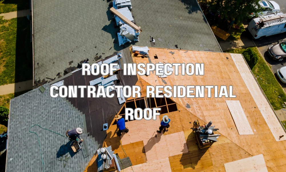 Licensed roofing contractor inspecting a residential roof to ensure compliance with Florida building codes