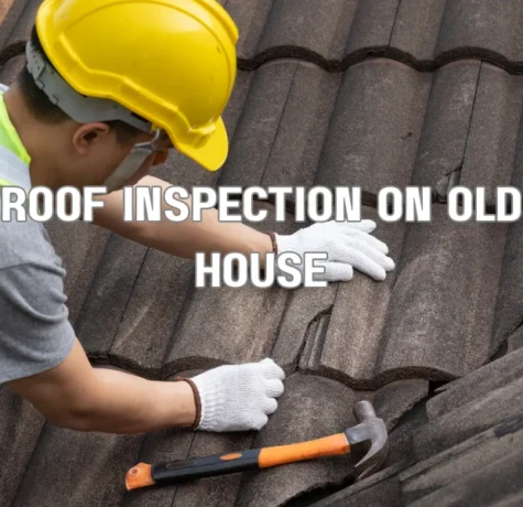Contractor inspecting the roof of an older Florida home to ensure roofing code compliance