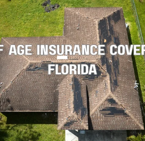 Home roof inspection showing aging asphalt shingles relevant to Florida roof age insurance coverage rules