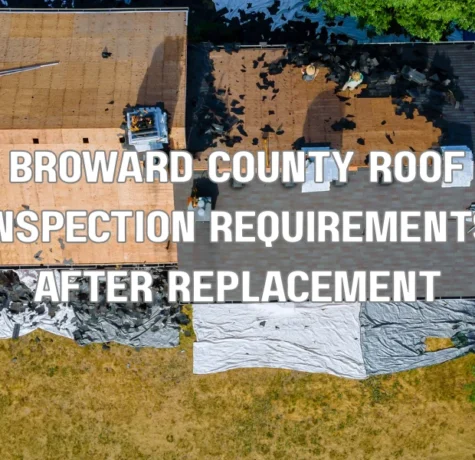 home inspector performing roof inspection for Florida wind mitigation report