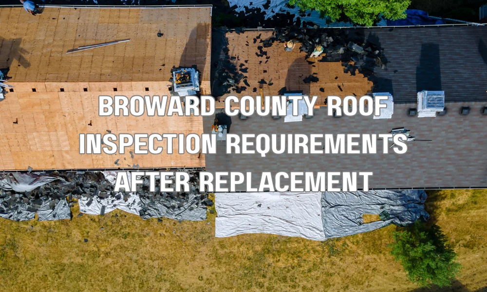 home inspector performing roof inspection for Florida wind mitigation report