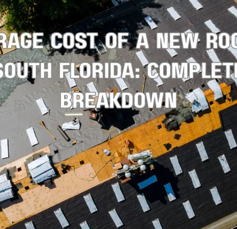 Roofing contractors installing a new residential roof in South Florida.