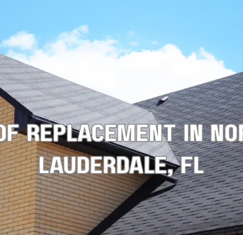 Professional roof replacement on a residential home in North Lauderdale, Florida