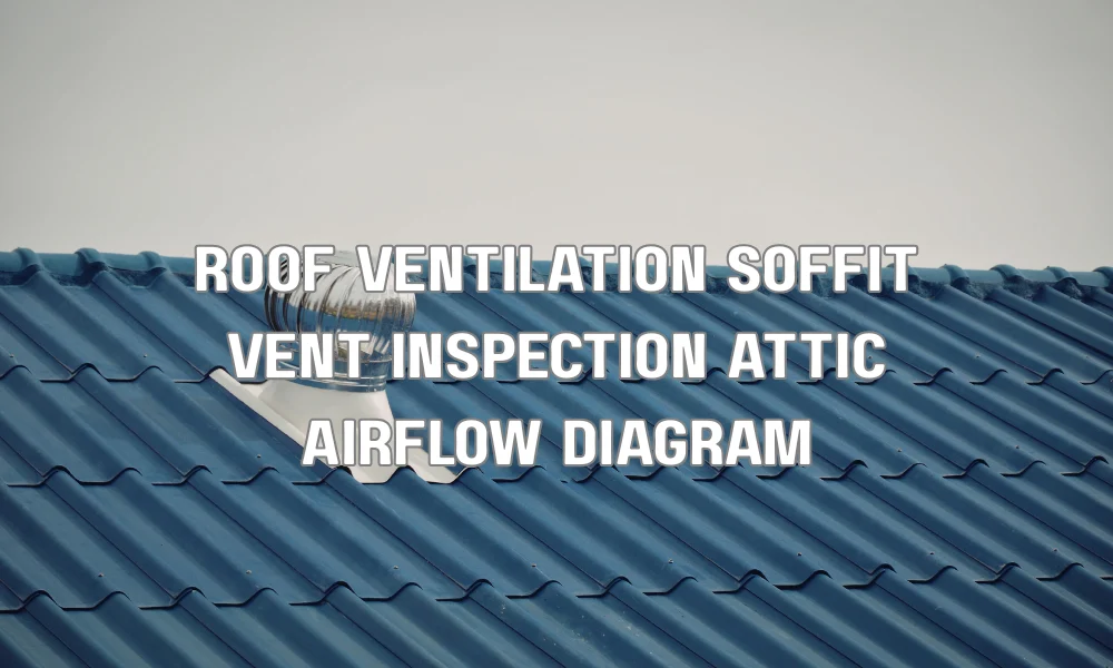 Inspector checking soffit vents and attic airflow for proper roof ventilation according to Florida Building Code requirements