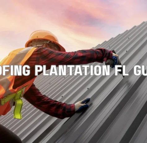 Professional roofer installing asphalt shingles on a residential roof in Plantation Florida