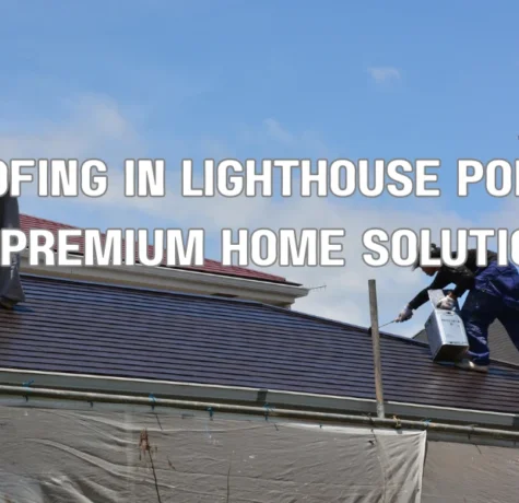 Professional roofing contractor installing shingles on a residential home in Lighthouse Point, FL