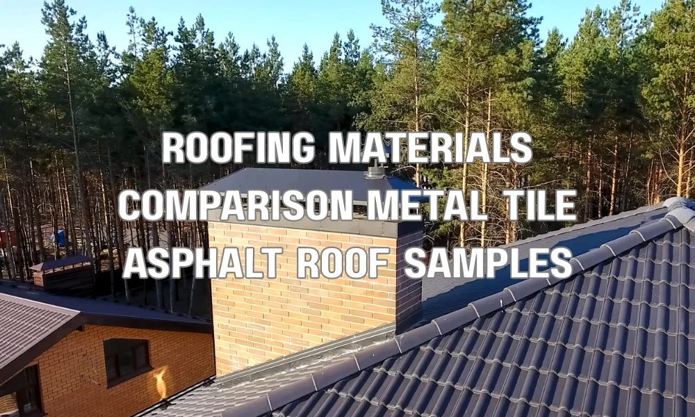 Comparison of metal, clay tile, and asphalt shingle roofing materials used for durable coastal homes