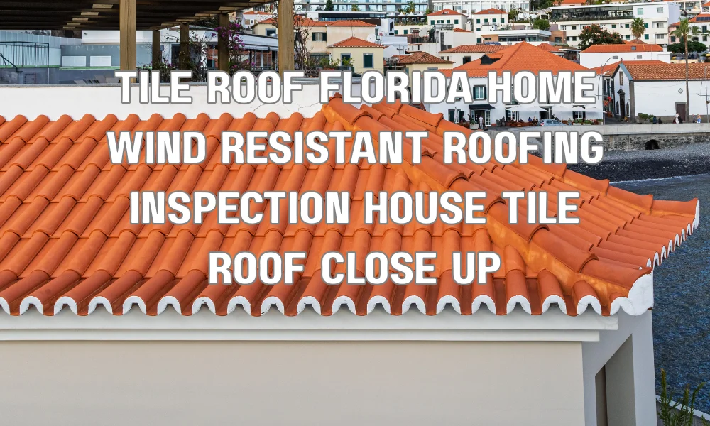 Tile roof on a Florida home designed for wind resistance and lower insurance risk
