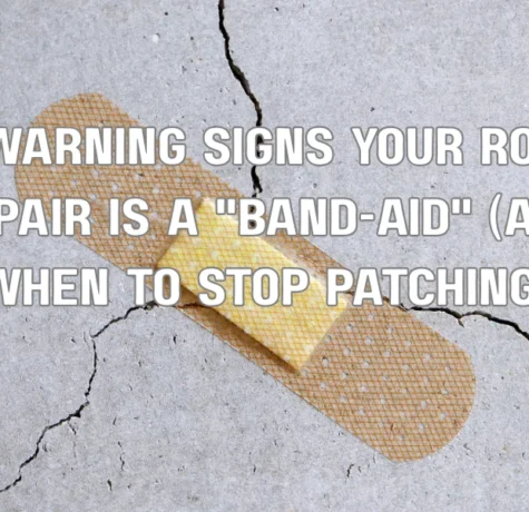 5 Warning Signs Your Roof Repair is a "Band-Aid" (And When to Stop Patching)