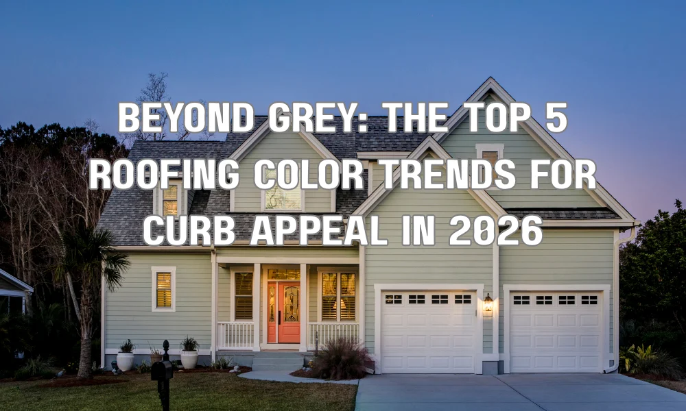Beyond Grey: The Top 5 Roofing Color Trends for Curb Appeal in 2026