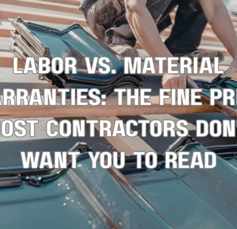 Labor vs. Material Warranties: The Fine Print Most Contractors Don't Want You to Read