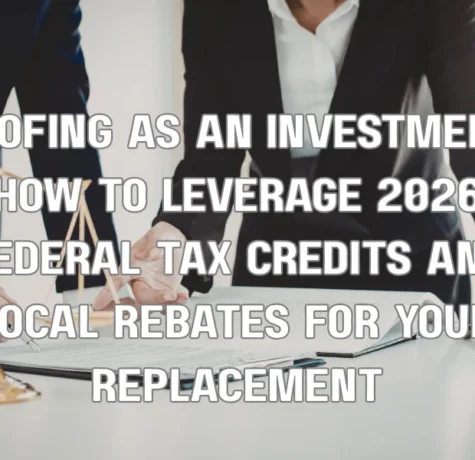 Roofing as an Investment: How to Leverage 2026 Federal Tax Credits and Local Rebates for Your Replacement