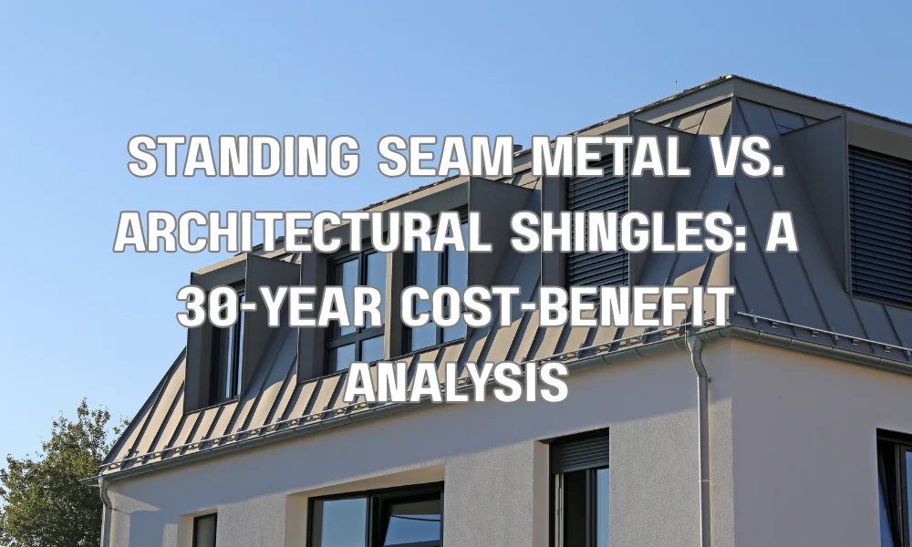 Standing Seam Metal vs. Architectural Shingles: A 30-Year Cost-Benefit Analysis