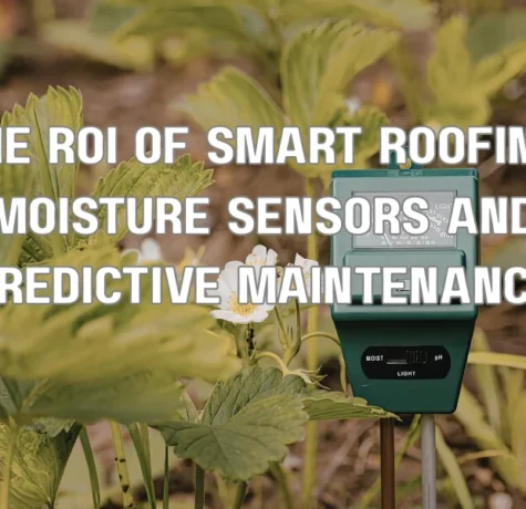 The ROI of Smart Roofing: Moisture Sensors and Predictive Maintenance
