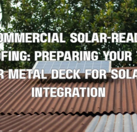 Commercial Solar-Ready Roofing: Preparing Your TPO or Metal Deck for Solar Integration