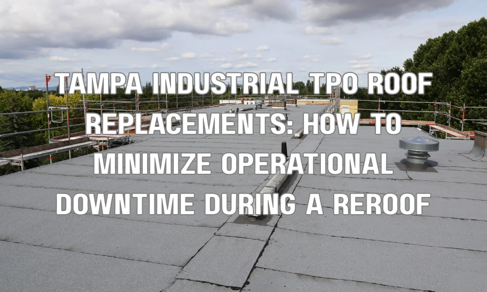 Tampa Industrial TPO Roof Replacements: How to Minimize Operational Downtime During a Reroof