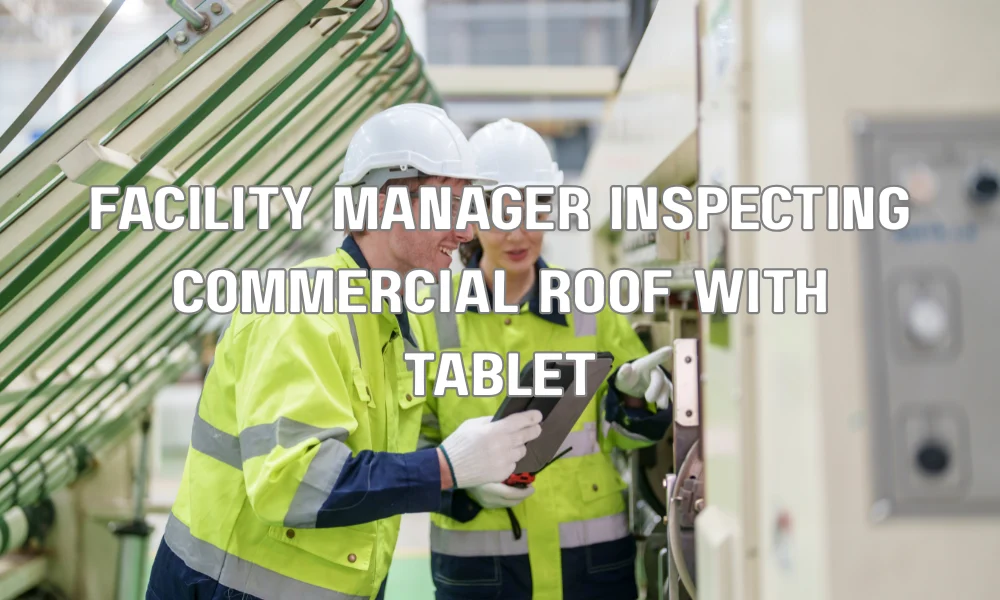Facility manager using data analytics and roof inspection reports to optimize preventive roof maintenance