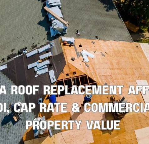 How a Roof Replacement Affects NOI, Cap Rate & Commercial Property Value
