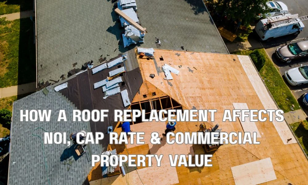 How a Roof Replacement Affects NOI, Cap Rate & Commercial Property Value