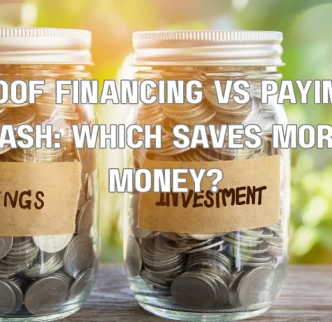 Roof Financing vs Paying Cash: Which Saves More Money?