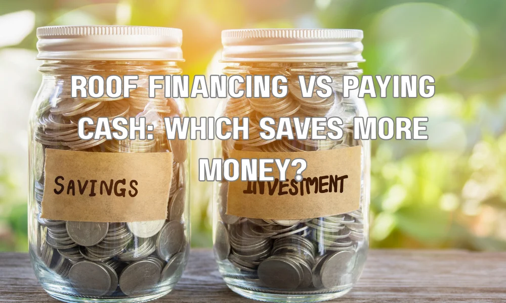 Roof Financing vs Paying Cash: Which Saves More Money?
