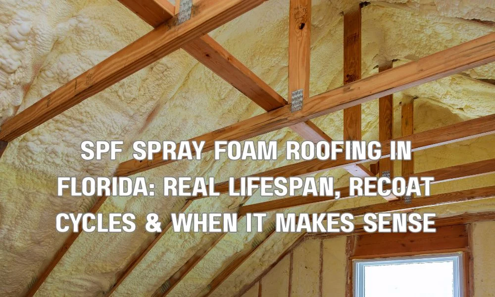 SPF Spray Foam Roofing in Florida: Real Lifespan, Recoat Cycles & When It Makes Sense