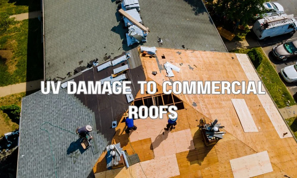 Florida commercial roof exposed to heat, UV radiation, humidity, and salt air causing accelerated roof aging