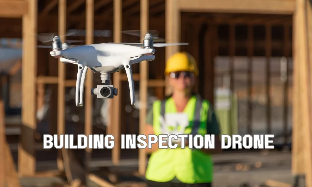 Drone equipped with infrared thermal imaging scanning a large commercial flat roof to detect hidden moisture and insulation damage. High-resolution aerial inspection showcasing advanced roof assessment technology for safer, faster, and more accurate maintenance planning.