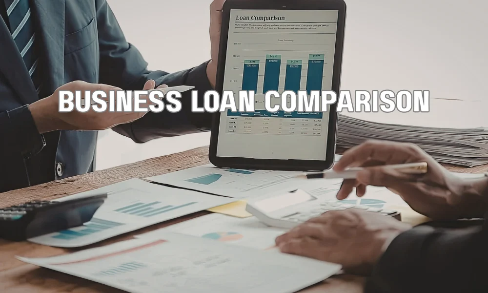 Business owner comparing commercial financing options including bank loans, SBA loans, PACE financing, and business lines of credit.