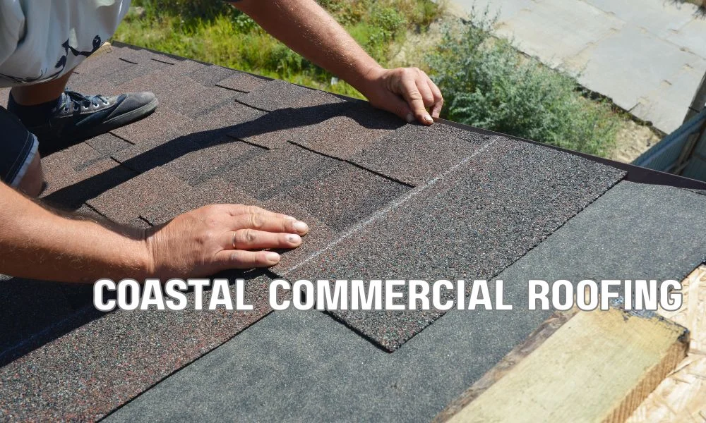 Salt air corrosion damaging metal components and commercial roofing systems in coastal areas