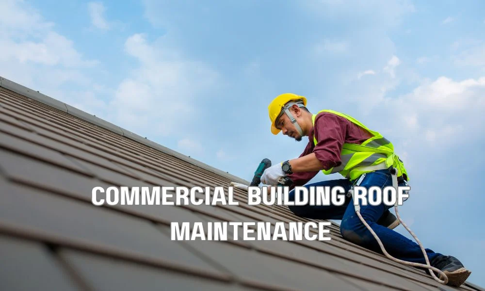 Commercial roofing professional reviewing roof replacement costs, maintenance plans, and budget projections to account for future inflation and long-term reserve funding.