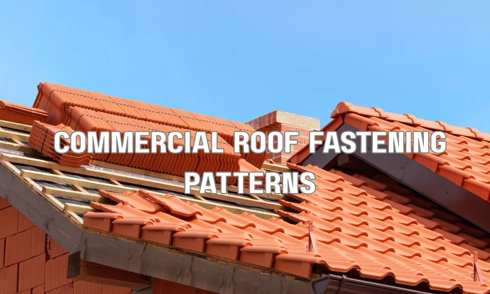 Commercial roof deck attachment and fastening patterns designed for Florida wind zones and hurricane resistance