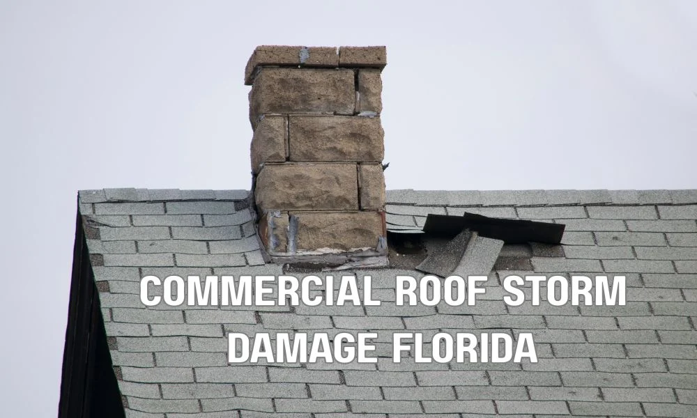 How to document commercial roof storm damage for an insurance claim in Florida