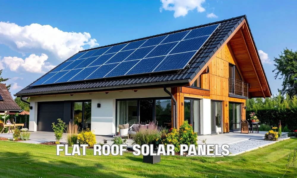 Commercial rooftop solar installation using a warranty-friendly ballasted mounting system on a flat TPO roof with professionally installed solar panels and secure flashing to protect the roof warranty.