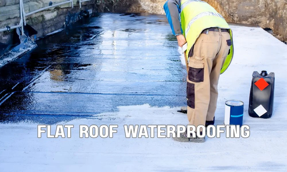 Commercial flat roofing systems including TPO, EPDM, PVC, modified bitumen, and built-up roofing shown side by side for durability comparison. These materials demonstrate varying levels of resistance to ponding water on low-slope commercial roofs.