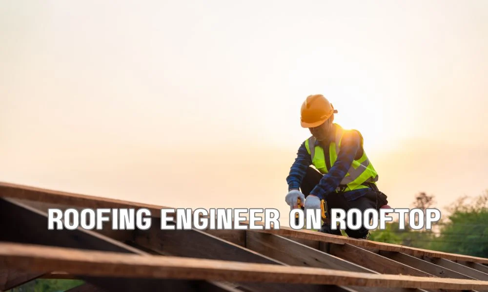 Factory-certified commercial roofing contractor reviewing roofing system specifications and installation plans before project execution. Professional roofing team ensuring manufacturer-approved installation standards for long-term performance and warranty compliance.