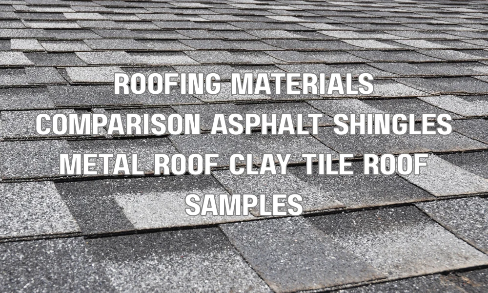 Comparison of asphalt shingle, metal, and tile roofing materials used on residential homes in Fort Lauderdale