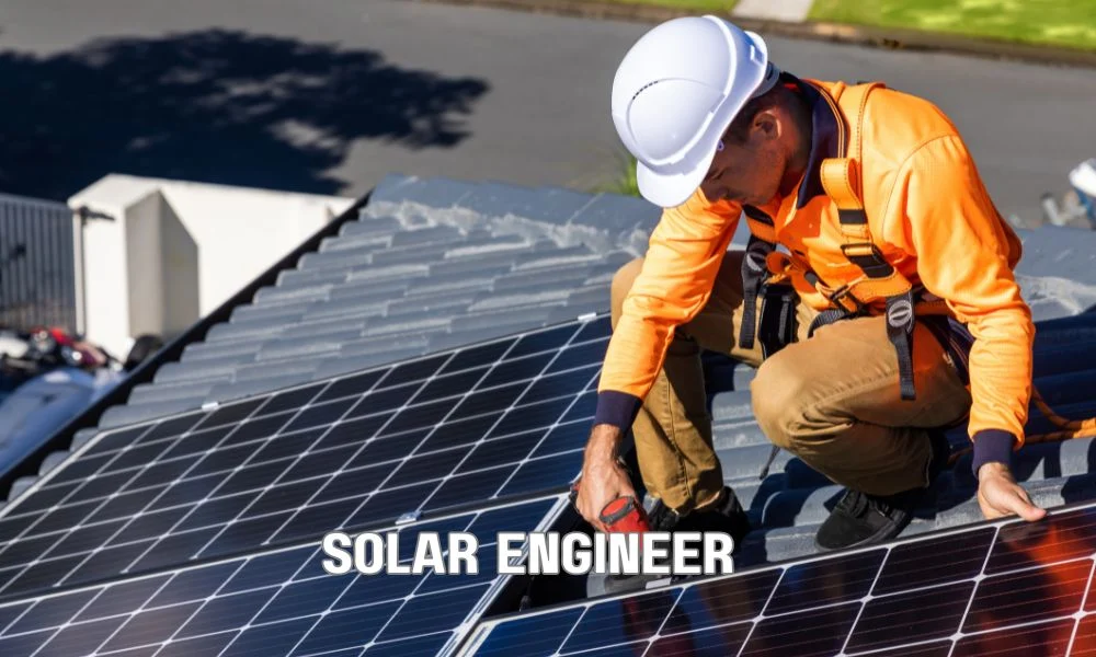 Florida structural engineer reviewing rooftop solar wind load calculations, certified mounting system documents, and building code compliance plans for permit approval.