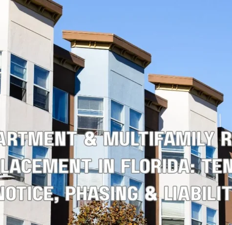 Apartment & Multifamily Roof Replacement in Florida: Tenant Notice, Phasing & Liability