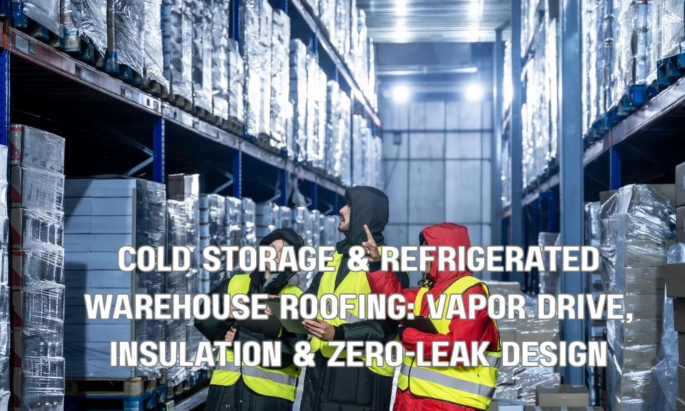 Cold Storage & Refrigerated Warehouse Roofing: Vapor Drive, Insulation & Zero-Leak Design