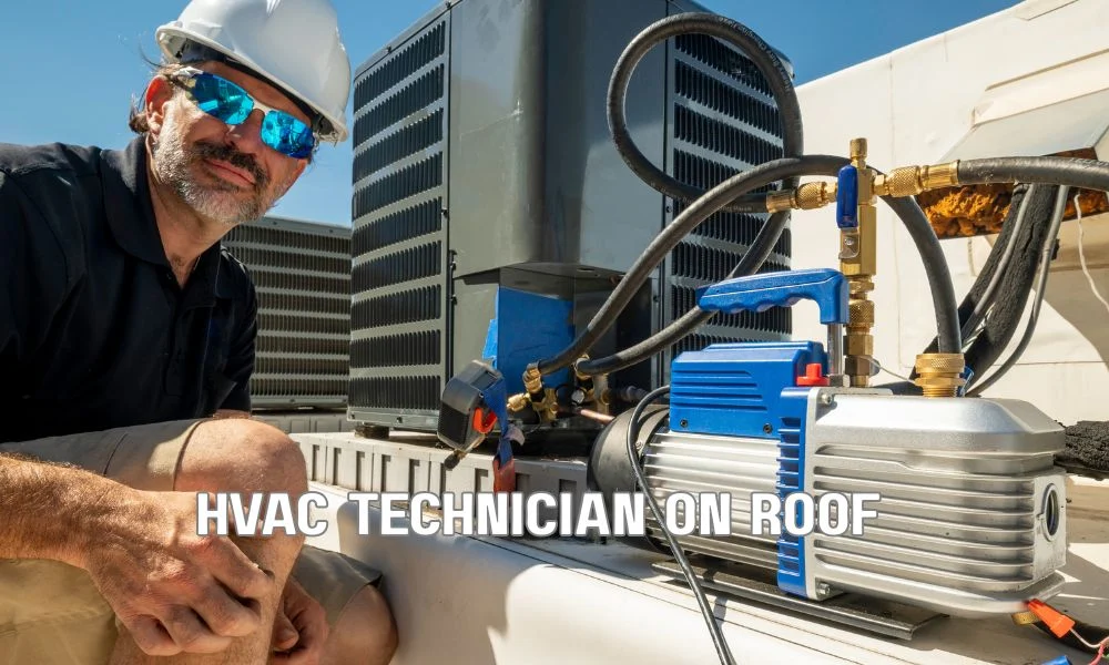 Commercial rooftop walkway pads protecting the roofing membrane from foot traffic and maintenance equipment, helping prevent damage and extend roof lifespan