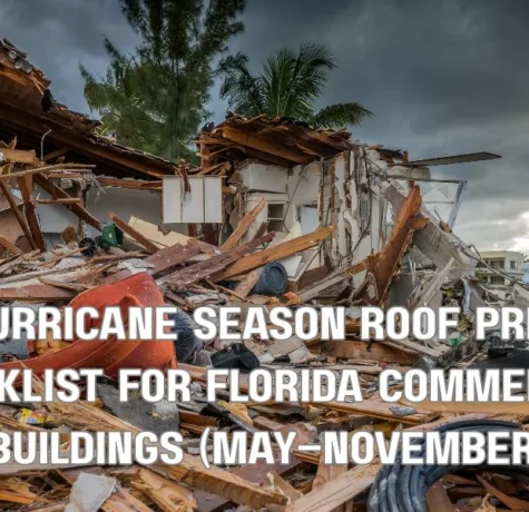 Hurricane Season Roof Prep Checklist for Florida Commercial Buildings (May–November)