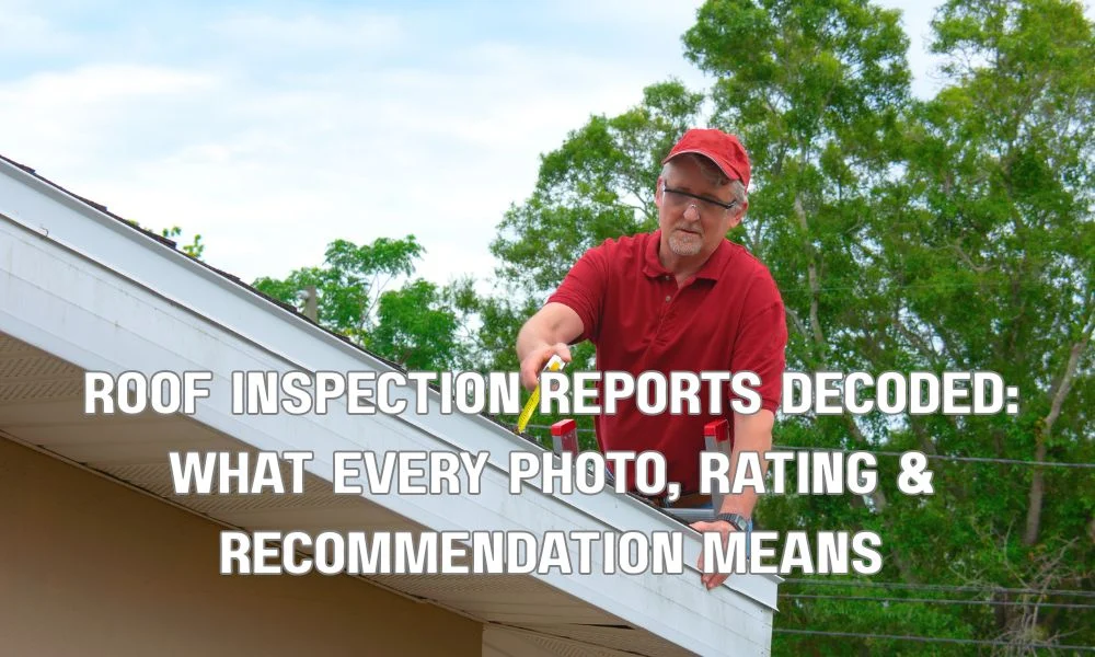 Roof Inspection Reports Decoded: What Every Photo, Rating & Recommendation Means