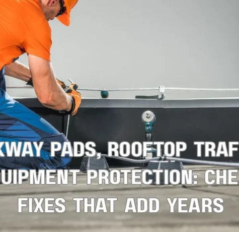 Walkway Pads, Rooftop Traffic & Equipment Protection: Cheap Fixes That Add Years