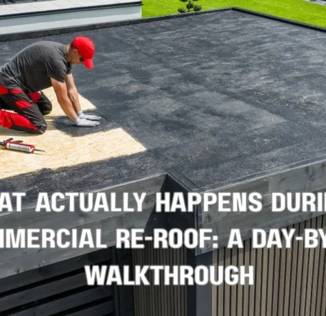 What Actually Happens During a Commercial Re-Roof: A Day-by-Day Walkthrough