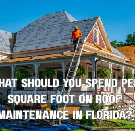 What Should You Spend Per Square Foot on Roof Maintenance in Florida?